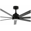 Lucci AIR Atlanta II stropní ventilátor 55 W (Ø x v) 183 cm x 35 cm černá s dálkovým ovládáním
