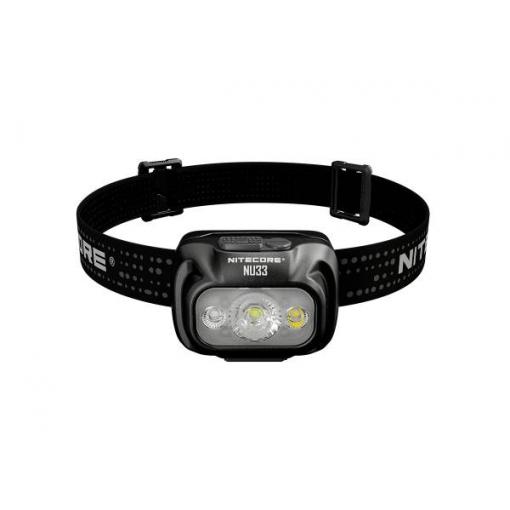 NiteCore NU33 LED čelovka, napájeno akumulátorem, 200 lm, 147 h, NC-NU33