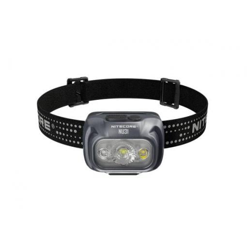 NiteCore NU31 grau LED čelovka, napájeno akumulátorem, 550 lm, NC-NU31-GR