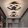 Visací stropní svítidlo PLAFOND se 2× LED pásky, 230 V, 22 W, černé