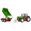 bruder Traktor ROADMAX s čelním nakladačem a klopným přívěškem hotový model Model zemědělského stroje