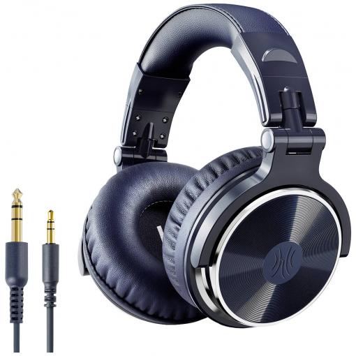 OneOdio Pro-10 sluchátka uzavřená (Over Ear) kabelová stereo modrá High-Resolution Audio složitelná, otočná sluchátka DJ