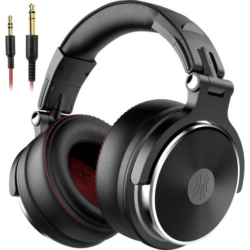 OneOdio Pro-60 sluchátka uzavřená (Over Ear) kabelová stereo černá High-Resolution Audio složitelná, otočná sluchátka DJ