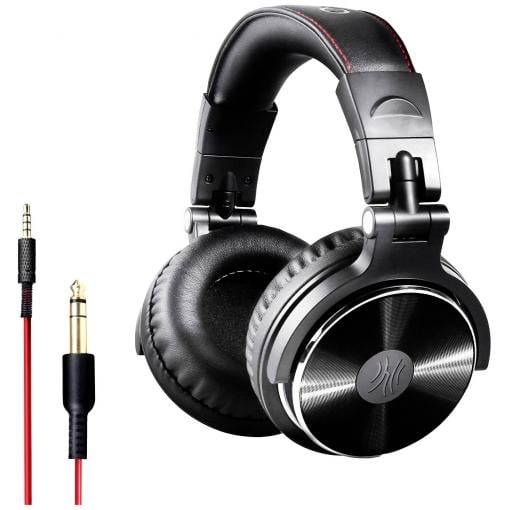 OneOdio Pro-10 sluchátka uzavřená (Over Ear) kabelová stereo černá High-Resolution Audio složitelná, otočná sluchátka DJ