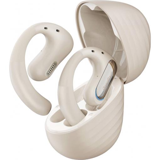 OneOdio OpenRock Pro T1 sluchátka volné uši (Ear Free) Bluetooth® stereo béžová Nabíjecí pouzdro, za uši, voděodolná sportovní
