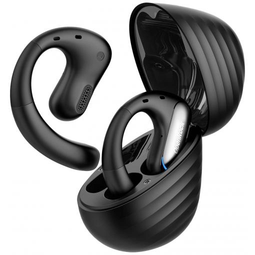 OneOdio OpenRock Pro T1 sluchátka volné uši (Ear Free) Bluetooth® stereo černá Nabíjecí pouzdro, za uši, voděodolná sportovní