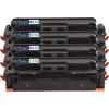 G&G Toner náhradní HP 415X kompatibilní kombinované balení černá, azurová, purppurová, žlutá W2030X/W2031X/W2033X/W2032X GS-H415X-4P