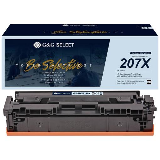 G&G Toner náhradní HP 207X kompatibilní černá W2210X(207X) GS-HW2210X(207X)