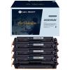 G&G Toner náhradní Canon, HP 203X kompatibilní kombinované balení černá, azurová, purppurová, žlutá GS-H203X-4P