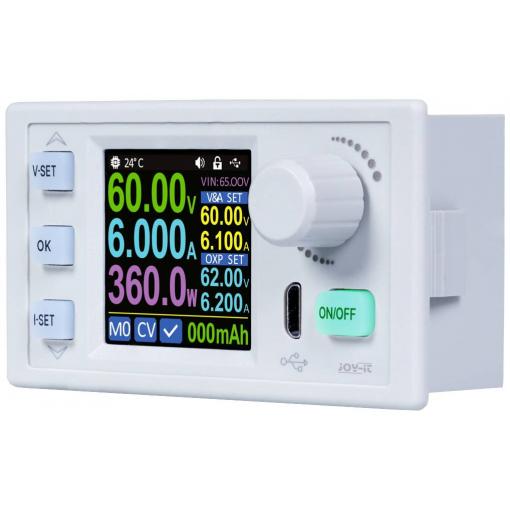 Joy-it JT-PS360 laboratorní zdroj s nastavitelným napětím, 0 - 60 V, 0 - 6 A, 360 W, kompaktní forma, JT-PS360