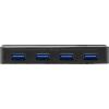 LINDY 43387 4 + 2 porty USB 3.0 přepínač černá