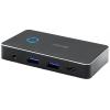 LINDY 43387 4 + 2 porty USB 3.0 přepínač černá