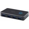 LINDY 43387 4 + 2 porty USB 3.0 přepínač černá