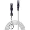 LINDY 47609 RJ45 síťové kabely, propojovací kabely CAT 6A S/FTP 20.00 m šedá 1 ks