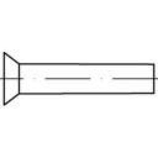 TOOLCRAFT 112261 zápustný nýt (Ø x d) 3 mm x 6 mm ocel 1000 ks