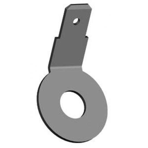 Vogt Verbindungstechnik 3869n45.67 faston zástrčka Šířka zástrčky: 6.30 mm Tloušťka konektoru: 0.8 mm 45 ° 500 ks