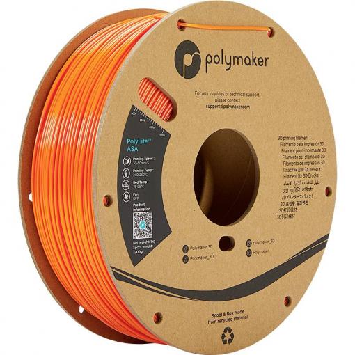 Polymaker PF01007 Orange vlákno pro 3D tiskárny ASA odolné proti UV záření, odolné proti povětrnostním vlivům, Žáruvzdorné, Nárazuvzdorný 1.75 mm 1000 g