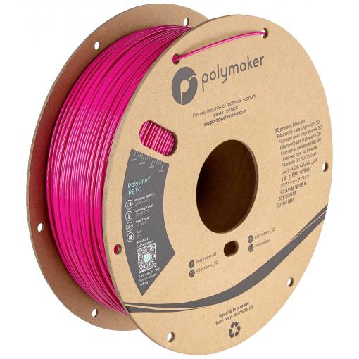 Polymaker PB01039 PB01039 vlákno pro 3D tiskárny PETG plast Žáruvzdorné, Vysoká tuhost 1.75 mm 1000 g purpurová PolyLite™ 1 ks