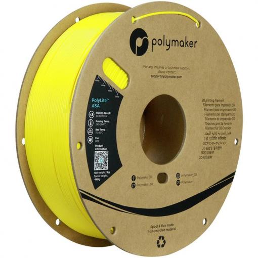 Polymaker PF01031 Yellow vlákno pro 3D tiskárny ASA odolné proti UV záření, odolné proti povětrnostním vlivům, Žáruvzdorné, Nárazuvzdorný 1.75 mm 1000 g žlutá