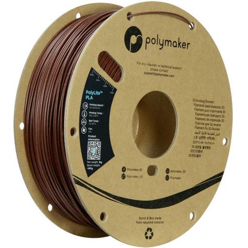 Polymaker PA02015 Galaxy vlákno pro 3D tiskárny PLA plast Vysoká tuhost, Vysoká pevnost v tahu 1.75 mm 1000 g tmavě červená PolyLite™ 1 ks