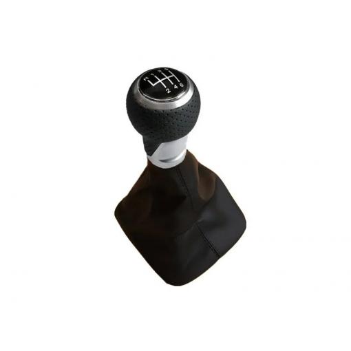 Řadící páka s manžetou Škoda Octavia II 2004 - 2013 S-Line Black 6-stupňová převodovka Red