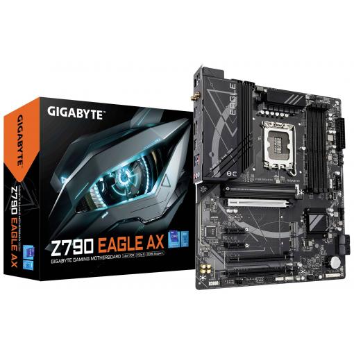 Gigabyte GA-Z790 EAGLE AX Základní deska Socket (PC) Intel® 1700 Tvarový faktor ATX Čipová sada základní desky Intel® Z790 Express