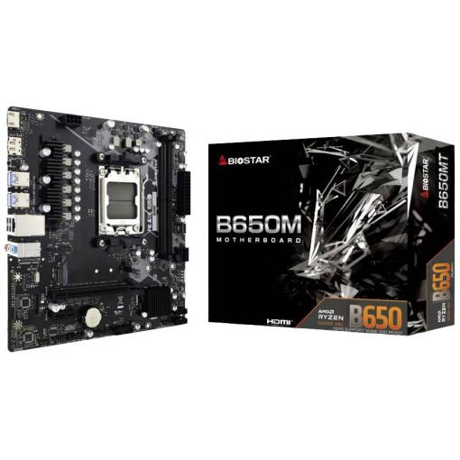 BioStar B650MT Základní deska Socket (PC) AMD AM5 Tvarový faktor Micro-ATX Čipová sada základní desky AMD® B650