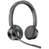 HP Poly Savi 7320 Stereo DECT sluchátka otevřená (On Ear) DECT stereo černá regulace hlasitosti, Vypnutí zvuku mikrofonu Počítače