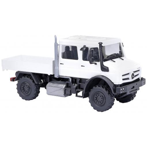 Busch 51081 H0 model nákladního vozidla Mercedes Benz Unimog u 5023, bílá