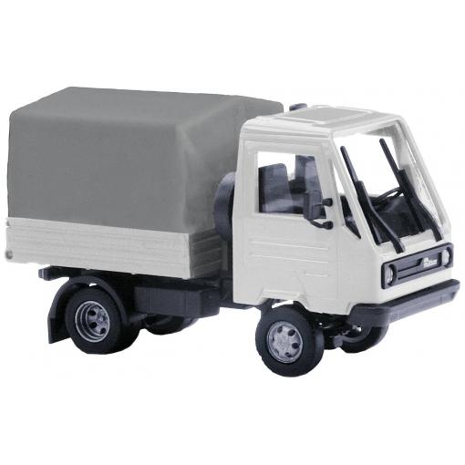 Busch 42250 H0 model nákladního vozidla Multicar M26 s tritkou a plachtou