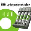 GP Aktion Gratis Ladegerät USB-Modell Ladegerät GP B441 inkl. 4x AAA-Akku akumulátor AAA Ni-MH 850 mAh 1.2 V 1 sada