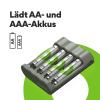 GP Aktion Gratis Ladegerät USB-Modell Ladegerät GP B441 inkl. 4x AAA-Akku akumulátor AAA Ni-MH 850 mAh 1.2 V 1 sada