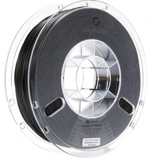 Polymaker PD02001 TPU90 vlákno pro 3D tiskárny TPU flexibilní 1.75 mm 750 g černá PolyFlex™ 1 ks