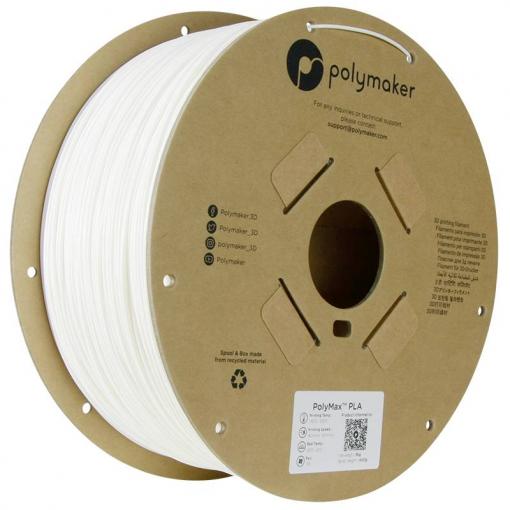 Polymaker PA06023 vlákno pro 3D tiskárny tvrdé PLA Nárazuvzdorný 1.75 mm 3000 g bílá PolyMax™ 1 ks