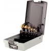 KS Tools 336.0466 336.0466 Kuželový a odhrotovací záhlubník 6.3 mm, 8.3 mm, 10.4 mm, 12.4 mm, 16.5 mm, 20.5 mm HSS TiN válcová stopka 1 ks