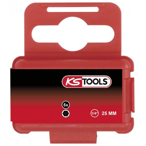 KS Tools 918.3404 bit inbus speciální ocel niklováno 5 ks