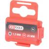 KS Tools 911.8395 bit inbus nástrojová ocel niklováno 5 ks