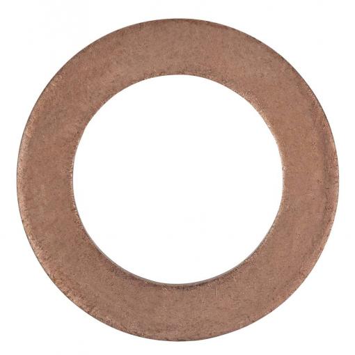 KS Tools 430.0510 Těsnicí kroužek, měď, vnější Ø 24 mm, vnitřní Ø 15 mm, balení 1 ks