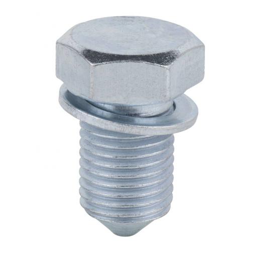 KS Tools 430.0027 Výpustný šroub, vnější šestihran 19 mm, M14x1,5 x 17,5 mm, balení 1 ks