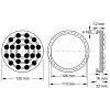 KS Tools 160.0491 Gumový talíř (Ø x v) 120 mm x 26 mm