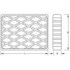 KS Tools 160.0477 Gumové podložky (d x š x v) 160 x 120 x 30 mm
