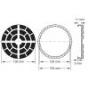 KS Tools 160.0472 Gumový talíř (Ø x v) 130 mm x 14 mm