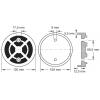 KS Tools 160.0469 Gumový talíř (Ø x v) 120 mm x 32 mm