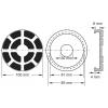 KS Tools 160.0468 Gumový talíř (Ø x v) 100 mm x 14 mm