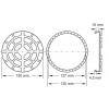 KS Tools 160.0470 Gumový talíř (Ø x v) 150 mm x 23 mm