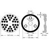 KS Tools 160.0494 Gumový talíř (Ø x v) 145 mm x 26 mm