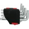 KS Tools 151.4900 TX sada klíčů T 8, T 10, T 15, T 20, T 25, T 27, T 30, T 40, T 45, T 50 10dílná