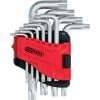 KS Tools 151.4900 TX sada klíčů T 8, T 10, T 15, T 20, T 25, T 27, T 30, T 40, T 45, T 50 10dílná