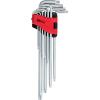 KS Tools 151.4860 TX sada klíčů T 8, T 10, T 15, T 20, T 25, T 27, T 30, T 40, T 45, T 50 10dílná