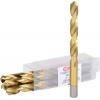 KS Tools 330.4125 HSS TiN spirálový vrták, 12.5 mm, DIN 338, 5 ks